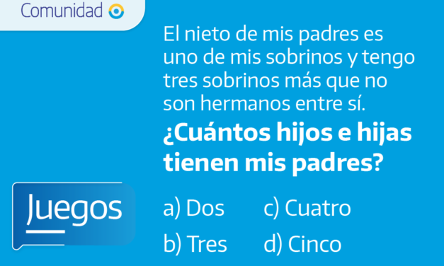 Acertijo matemático